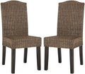 SAFAVIEH Home Collection Odette Grey Wicker Dining Chair