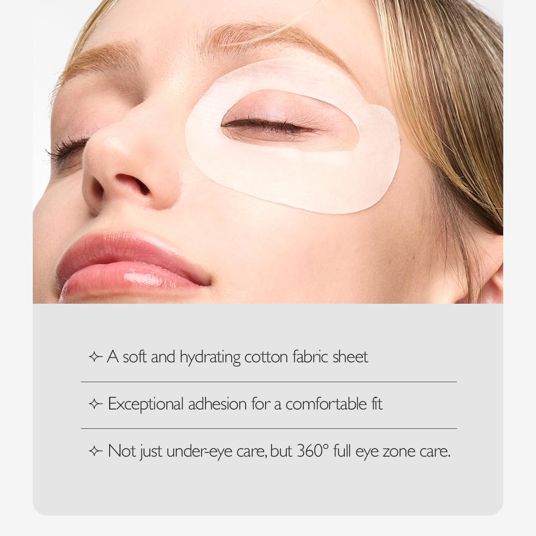 PDRN 360° Rejuvenating Eye Mask – Full Eye Area Care for Hydration, Firming & Elasticity with PDRN & Peptides – Targets Dark Circles, Puffiness & Fine Lines – 3.38 fl oz.