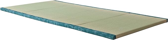 MustMat Tatami Futon Mattress Foldable Tatami Mat Twin Japanese Floor Mattress Rush Grass Floor Bed 35.4"x78.7"x1.2"(1 Piece)
