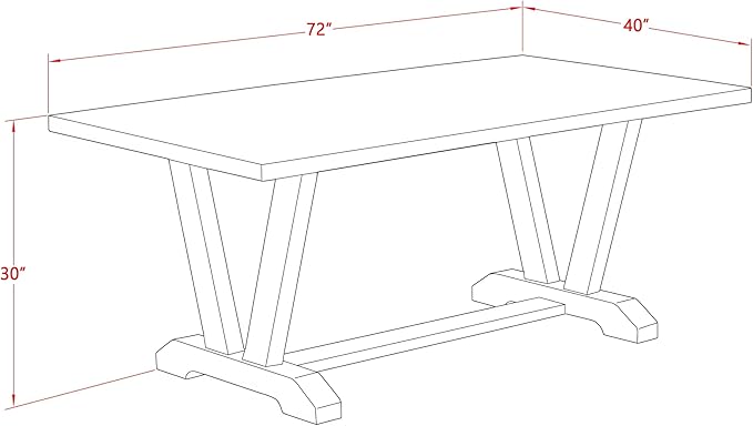 East West Furniture V677MZ606-6 6 Piece Dinette Set Contains a Rectangle Dining Room Table with V-Legs and 4 Shitake Linen Fabric Parson Chairs with a Bench, 40x72 Inch, Multi-Color