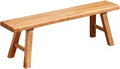 Farmhouse Solid Wood Bench: Long Rustic Indoor Narrow Wooden Bench for Entryway,Living Room, Dining Room,End of Bed,Hallway (39" Lx10 Wx18 H)