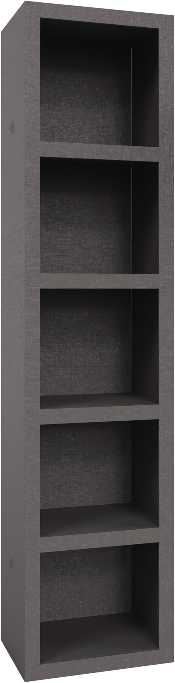 Oakland Living Dark Grey 91-in Tall Wooden Bookcase Shelf