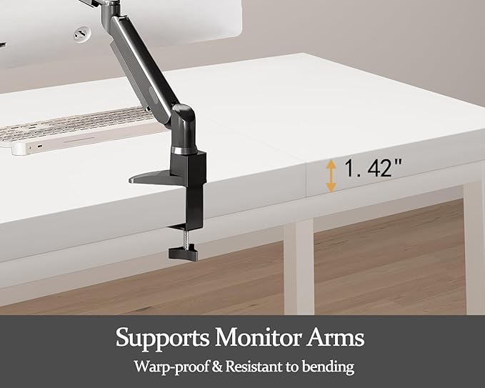 55.1 Inch Small Computer Desk, Home Office Desk, Modern Desk Table for 2 Person Kids Student Gaming Computer Desk, Simple Office Desk for Work,Craft,Writing,Studying, Etc., White