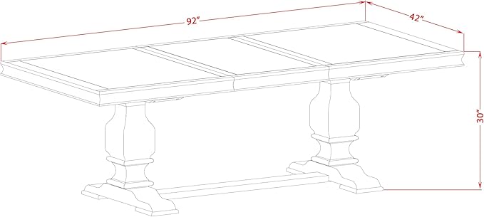 LKCY7-SBB-33 7-Piece Kitchen Table Set Consists of a Dining Table and 6 Brown Textured Polyester Fabric Dining Chairs with High Back - Sand Blasting Black Finish