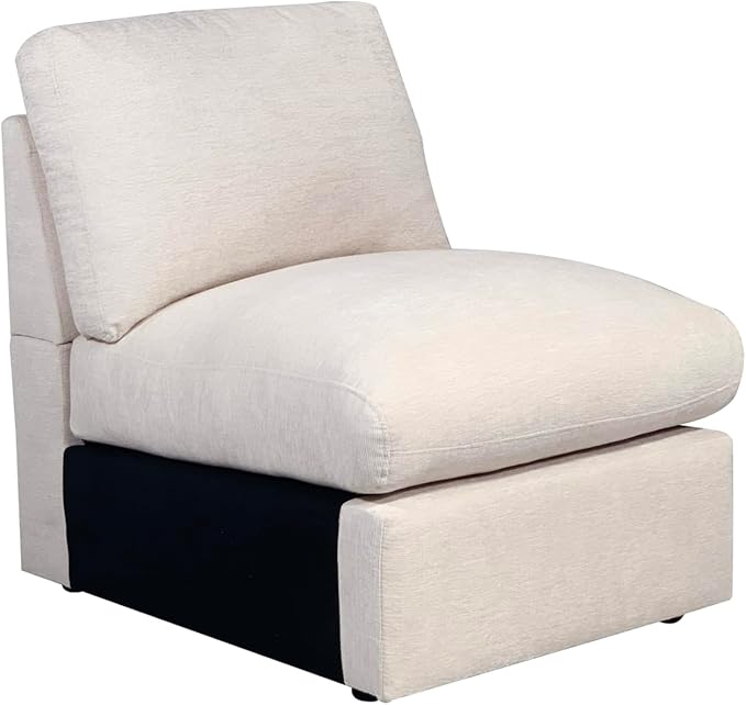 146" Convertible Sectional Sofa Couch,8 Seat Modular Living Room Furniture Sets with 2 Pillows & Ottoman,Chenille Upholstered Cloud Couches,Oversized L-Shaped Comfy Sofas,for Living Room,Beige