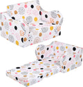 Firework Kids Sofa, 2-in-1 Kids Couch Fold Out, Convertible Sofa to Bed for Girls and Boys