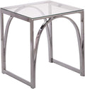 SEI Furniture Stevenly End Table, Chrome