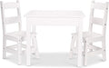 Melissa & Doug Wooden Kids Table & Chairs Set, Montessori, Homeschool Classroom Must Haves, Bedroom Furniture for Boys & Girls 3+