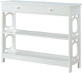Convenience Concepts Omega 1 Drawer Console Table, White