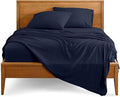Bare Home Twin Sheet Set - 1800 Ultra-Soft Microfiber Twin Bed Sheets - Double Brushed - Deep Pockets - Easy Fit - Extra Soft - 3 Piece Set - Bedding Sheets & Pillowcases (Twin, Midnight Blue)