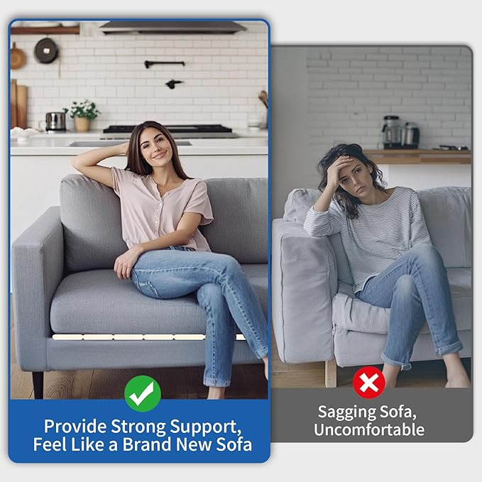 Heavy Duty Sofa Cushion Support Board for Sagging Sofas, 24''x 72'' Laminated Wood Sofa Cushion Support Board, Deep Support and Seat Protection