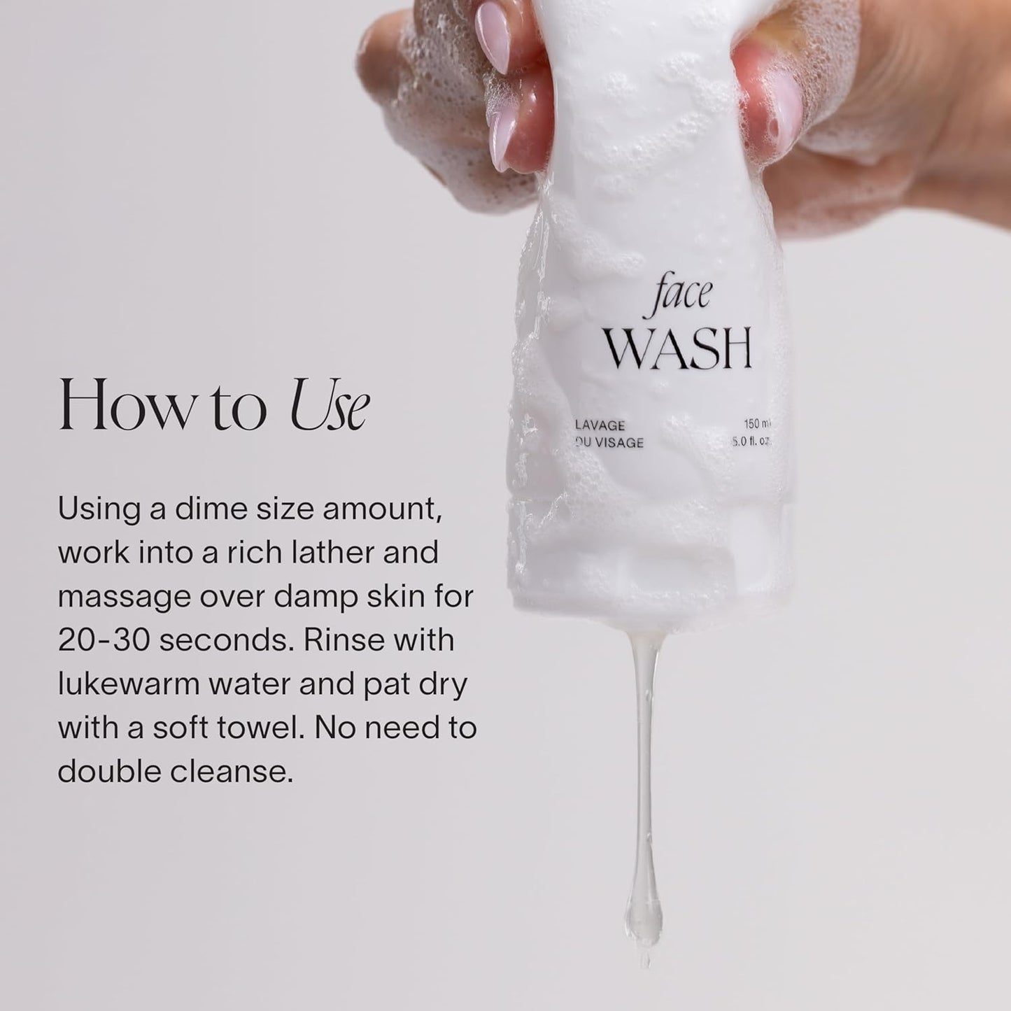 Doctor Rogers Face Wash. Gentle Hydrating Daily Cleanser for Sensitive, Dry & Combination Skin, 5 Ounce (150 ml) Tube