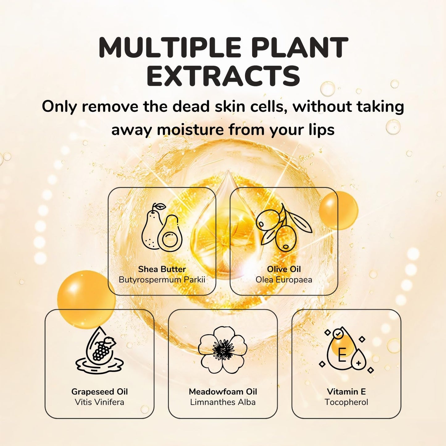 Lip Mask & Scrub Set(Peach + Honey + Collagen), Overnight Moisturizer for Cracked & Dry Lips Care, Hydrating Plumper Kit, Sugar Exfoliator Gift for Women