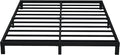 EMODA 6 Inch Full Size Bed Frame Heavy Duty Metal Platform No Box Spring Needed, Easy Assembly Noise Free, Black