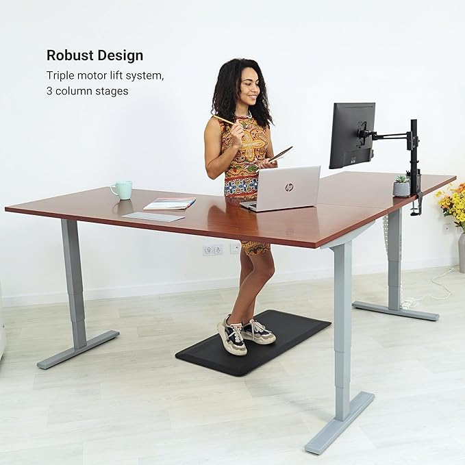 Standing Desk: FLT-05, DT-3030-EO, DT-4830-EO, DA-10-Black