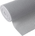 Shelf Drawer Liner Non-Adhesive with Non Slip Durable Strong Clean Size 17.7 Inches X 10 Feet Drawers, Shelves, Cabinets, Storage for Kitchen and Desks, Light Gray