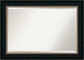 Amanti Art Bronze Bathroom Mirror for Over Sink, 31x43 Paragon Bronze Rectangle Vanity Mirror, Large Traditional Frame, Hangs Horizonally and Vertically, Bathroom Wall Decor, Beveled Edge