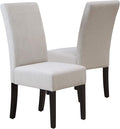 Christopher Knight Home Pertica Linen Dining Chairs, 2-Pcs Set, Natural