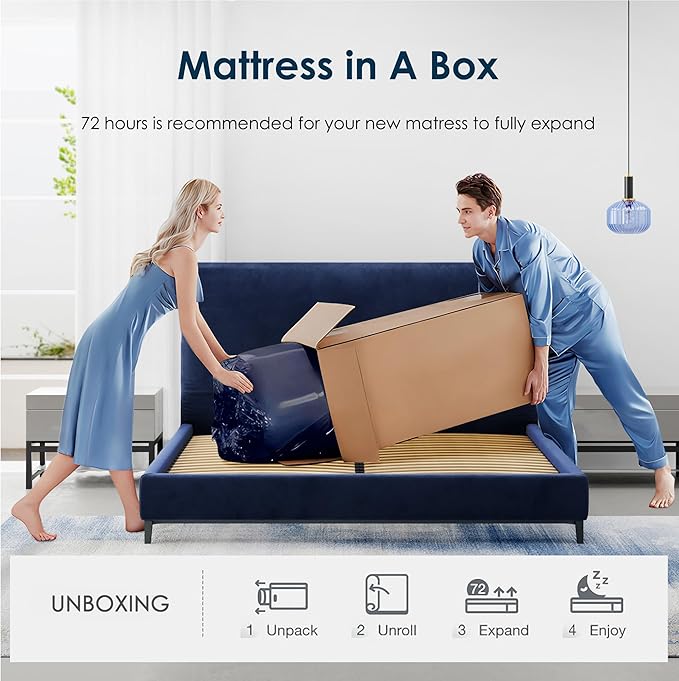 SDHYL 10 Inch Twin Memory Foam Mattress, Medium Firm Gel Infused Cooling for College Dorm & Kids' Room, CertiPUR-US Certified & Fiberglass-Free, Bed in a Box with Washable Cover