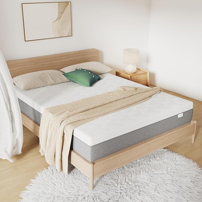 Novilla Mattress Twin XL, 8-Inch Gel Memory Foam Mattress for Pressure Relief, Enhanced Support & Plush Comfort, Twin XL Bed in a Box, Bliss
