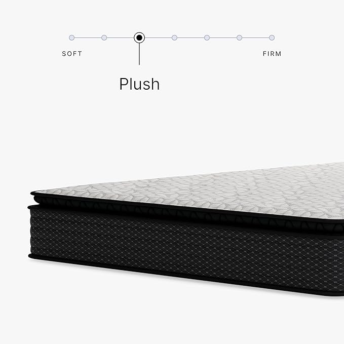 Signature Design by Ashley Limited Edition Pillow Top 13 " Pillow Top Hybrid Mattress with Gel Memory Foam and Edge Support for Cool Sleep and Pressure Relief, King, Fiberglass Free, Mattress In A Box