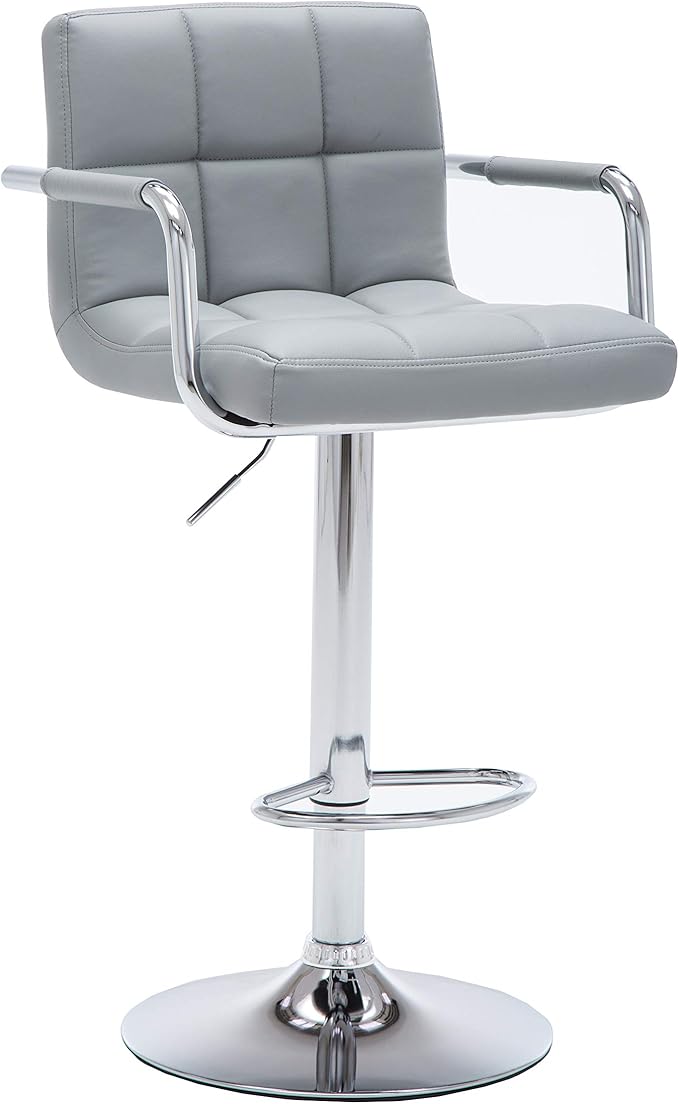 AC Pacific ACBS15 Bar Stool Gray