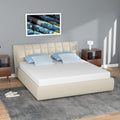 FDW | 5 Inch Queen Mattress | Medium Firm | Gel Memory Foam Mattress | White | Bed in a Box, CertiPUR-US Certified | Pressure Relief, Cooling Ventilated Foam | Washable Removable Cover
