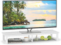 aboxoo 47" TV Riser for 32-60 inch TV, TV Riser Stand Shelf, Tabletop TV Stand Riser, Computer Monitor Table for Home Living Room, Study Office (White)