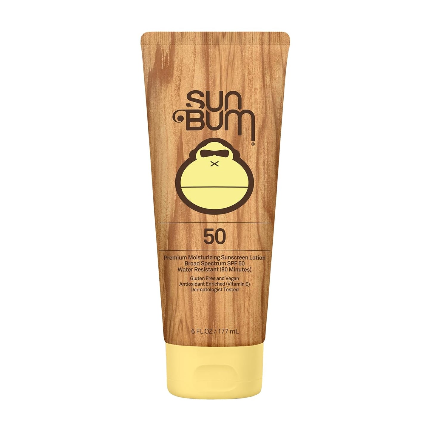 Sun Bum Original SPF 50 Sunscreen Body Lotion - Broad Spectrum Moisturizing Sunscreen with Vitamin E - Hawaii 104 Act Compliant (Made without Octinoxate & Oxybenzone) - Travel Size - 3 oz