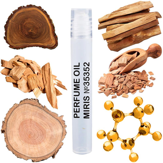 MIRIS Perfume Oil No. 35352, Inspired by Molecu 04, Long-Lasting Unisex Roll-On For Women and Men, Rollerball 0.34 Fl Oz / 10 ml