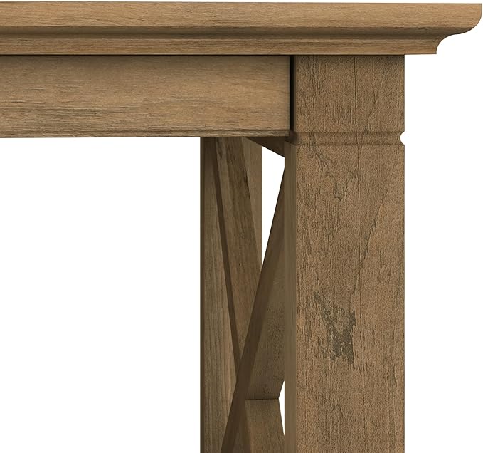 Bush Furniture Key West Coffee Table with Storage in Reclaimed Pine