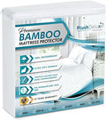 PlushDeluxe Premium Viscose Mattress Protector – Cal-King Size, Waterproof, & Ultra Soft Breathable Noiseless Washable Bed Mattress Cover for Comfort & Protection 72X84 Inches