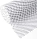 Shelf and Drawer Liner, Non-Adhesive Non Slip and Grip Durable Clean Pad Full Size 17.7 Inches x 20 Feet for Drawers, Shelves, Cabinets, Storage, Kitchen, Desks, Kitchenware, Tableware, White