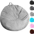 Kisoy Bean Bag Chair Cover (No Filler) Stuffed Animal Storage Bean Bag Cover Pets Dogs/Cats Lazy Beds. Washable Ultra Soft Corduroy Stuffed for Organizing Plush Toys or Textile, Sack Bean Bag