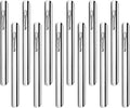 New Star Foodservice 22827 Aluminum Table Crumber 6-Inch, Set of 12, Silver