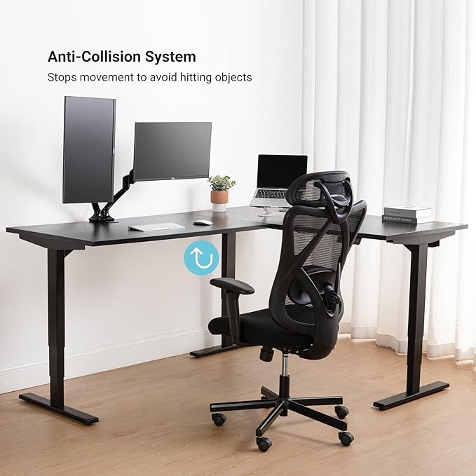 Standing Desk: FLT-05, DT-3030-EO, DT-4830-EO, DA-10-Black
