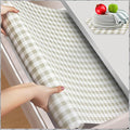 Beautysaid Shelf and Drawer Liner for Kitchen Cabinet, Non Adhesive Non Slip Shelf Paper Waterproof Washable Thickened for Dresser Pantry Shelve Bathroom Protector Liner(Checkered,18 in x 10 FT)