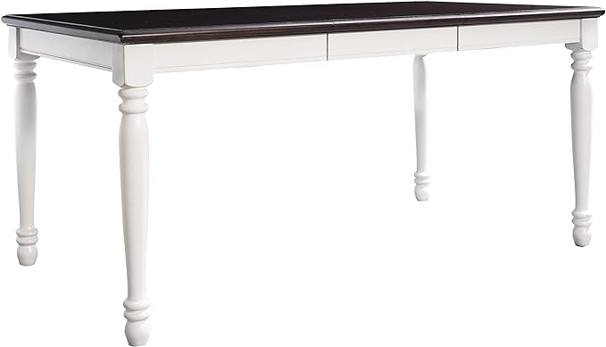 Crosley Furniture Shelby 5-Piece Traditional Dining Table Set for 4, Dinner Tables with Kitchen Chairs, Distressed White