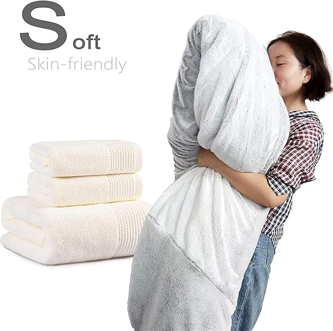 Giant Fur Bean Bag Chair Cover for Kids Adults, (No Filler) Living Room Furniture Big Round Soft Fluffy Faux Fur Beanbag Lazy Sofa Bed Cover (Snow Black, 5FT)