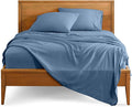 Bare Home Split King Sheet Set - 1800 Ultra-Soft Microfiber Bed Sheets - Double Brushed - Deep Pockets - Easy Fit - 5 Piece Set - Bed Sheets & Pillowcases (Split King, Coronet Blue)
