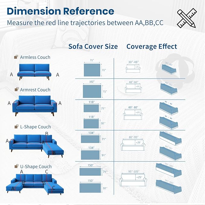 Nobildonna Sofa Cover Washable Soft Thicken Chenille Couch Cover with Tassel,Waterproof Sofa Slipcovers for 2 Cushion Couch,Loveseat,Futon Couch Furniture Protector Pet-Friendly,Gray 71"x102"