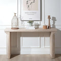 KEIKI Wood Entryway Console Table Behind Couch & Sofa, Modern Minimalist Style for Entrance, Hallway, Living Room, Natural