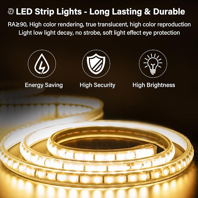 47"x 47" LED Bathroom Mirror, Backlit + Front Lit, LED Bathroom Mirror with Lights for Wall, 3 Colors, Anti-Fog, Dimmable Brightness, Memory Function, Tempered Glass