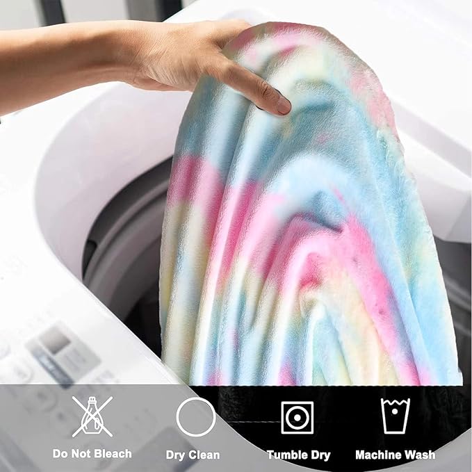 BCU Oversized Bean Bag Cover Comfy Beanbag Chair for Adults Without Filler Faux Fur Lazy Sofa Cover for Living Room Chairs, Multicolored, 5FT