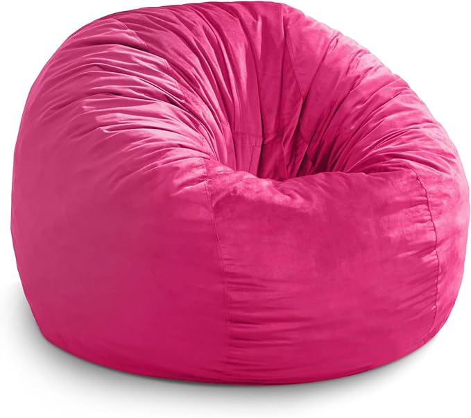 Hobestluk 3FT Bean Bag Chair Giant Bean Bag Chairs for Adults Large Bean Chairs with Removable Cover, Beanbag Chair with Filler, Adult Bean Bag Chairs for Living Room, Bedroom