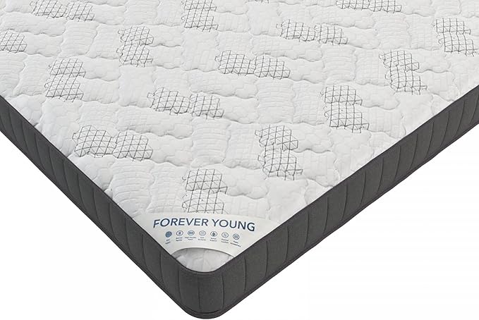 Ottomanson Full 9" Hybrid Mattress - Medium-Firm Support - Made in USA - Individually Pocketed Coils & CertiPUR-US Foam - Fiberglass-Free - Bed in a Box
