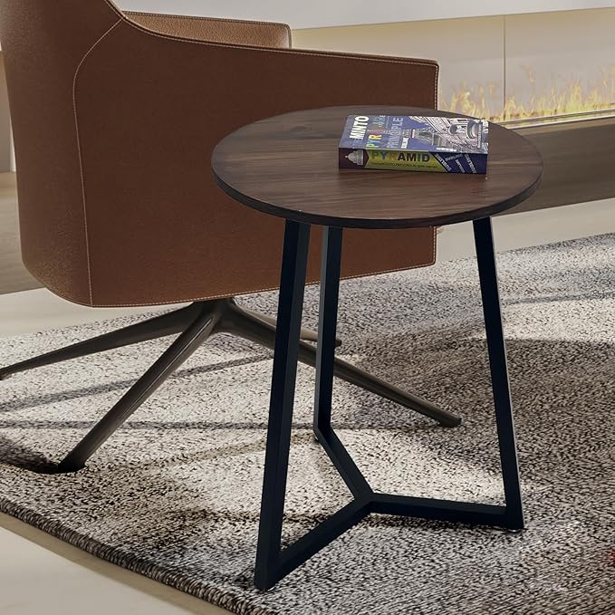 Round Table Legs 16 Inch Coffee Table Legs,Metal Table Base Black Iron Legs for Table,Metal Furniture Legs Dining