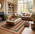 Homespice Chester 6x9' Braided Area Rug, Ideal for a Rustic Bedroom