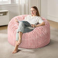 3ft Bean Bag Chairs for Adults Large Beanbag Chair with Stripe Plush Cover Big Bean Bag Chair for Living Room Bedroom Dorm Office