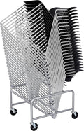Safco 4190SL Sled Base Stack Chair Cart for use with Veer and Vy Stack Chairs. Sold Separately, Silver